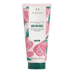 Vartalovoide The Body Shop British Rose, 200 ml hinta ja tiedot | Vartalovoiteet ja -emulsiot | hobbyhall.fi