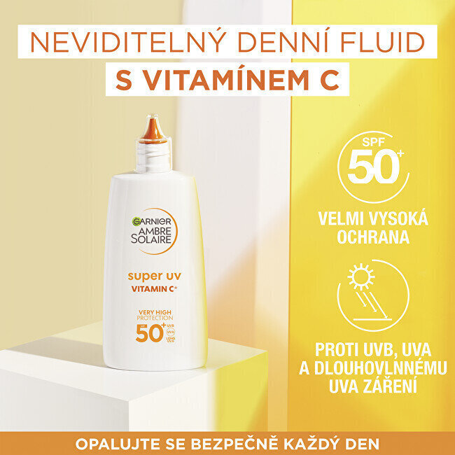 Kasvovoide Garnier Vitamin C SPF 50+ Ambre Solaire, 40 ml hinta ja tiedot | Aurinkovoiteet | hobbyhall.fi