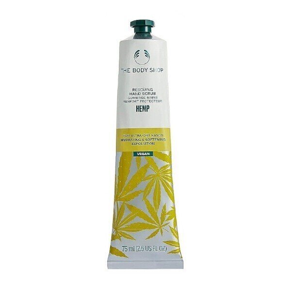 Käsikuorinta The Body Shop Hard Working Hand Scrub, 75 ml hinta ja tiedot | Vartalokuorinnat | hobbyhall.fi