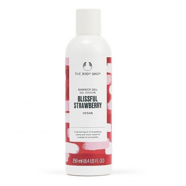 Suihkugeeli The Body Shop Blissful Strawberry, 250 ml hinta ja tiedot | Suihkusaippuat ja suihkugeelit | hobbyhall.fi