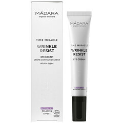 Silmänympärysvoide Madara Time Miracle Wrinkle Resist Eye Cream, 20 ml hinta ja tiedot | Silmänympärysvoiteet ja seerumit | hobbyhall.fi