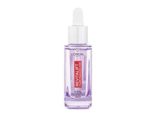 Ryppyjä ehkäisevä seerumi hyaluronihapolla L'Oréal Paris Revitalift Filler HA 1,5%, naisille, 30 ml hinta ja tiedot | Kasvoöljyt ja seerumit | hobbyhall.fi