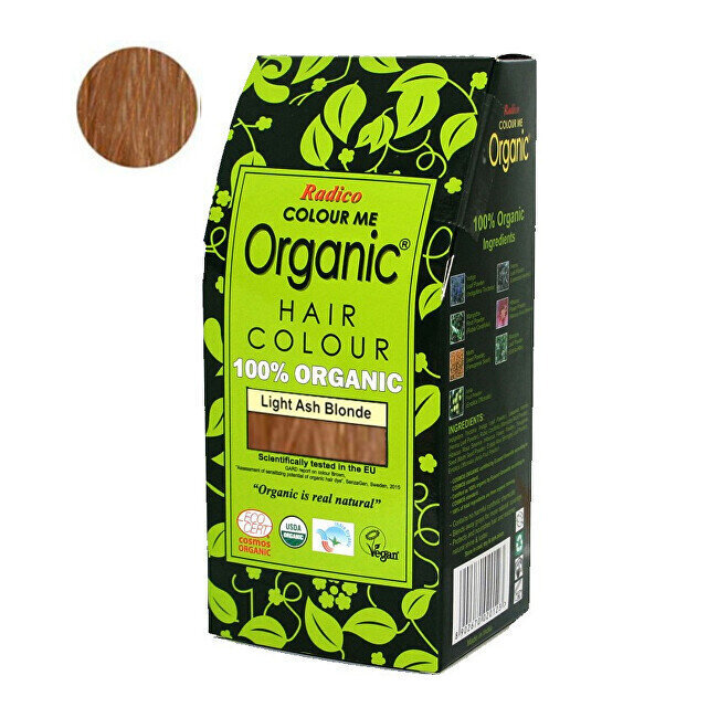 Yrttihiusväri Radico Color Me Organic Light Ash Blonde, 100 g hinta ja tiedot | Hiusvärit | hobbyhall.fi