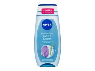 Suihkugeeli Nivea Mood Detox Refreshing naisille, 250 ml hinta ja tiedot | Suihkusaippuat ja suihkugeelit | hobbyhall.fi