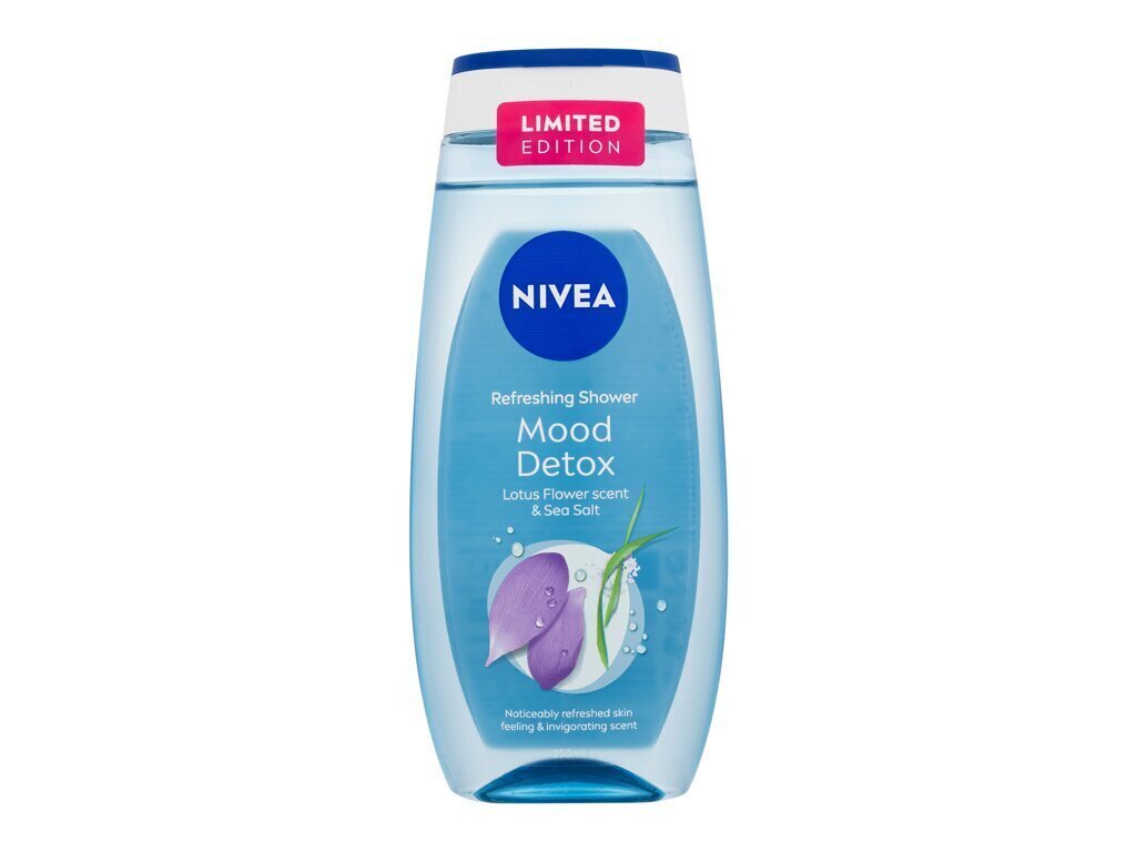 Suihkugeeli Nivea Mood Detox Refreshing naisille, 250 ml hinta ja tiedot | Suihkusaippuat ja suihkugeelit | hobbyhall.fi