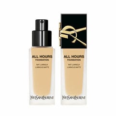 Nestemäinen meikkivoide Yves Saint Laurent Ladies All Hours Foundation, 25 ml hinta ja tiedot | Meikkivoiteet ja puuterit | hobbyhall.fi