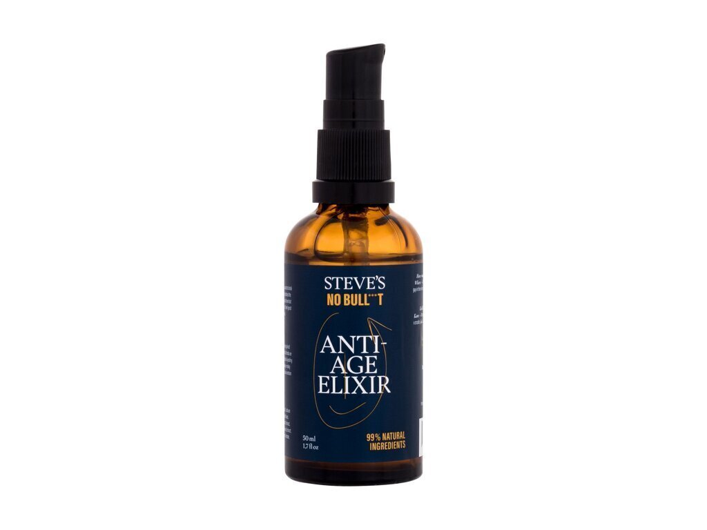 Kosteuttava seerumi Steve's Anti-Age Elixir miehille, 50 ml hinta ja tiedot | Kasvoöljyt ja seerumit | hobbyhall.fi