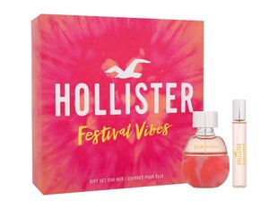 Hajuvesisarja naisille Hollister Festival Vibes EDP, 50 ml + 15 ml hinta ja tiedot | Hollister Hajuvedet ja kosmetiikka | hobbyhall.fi