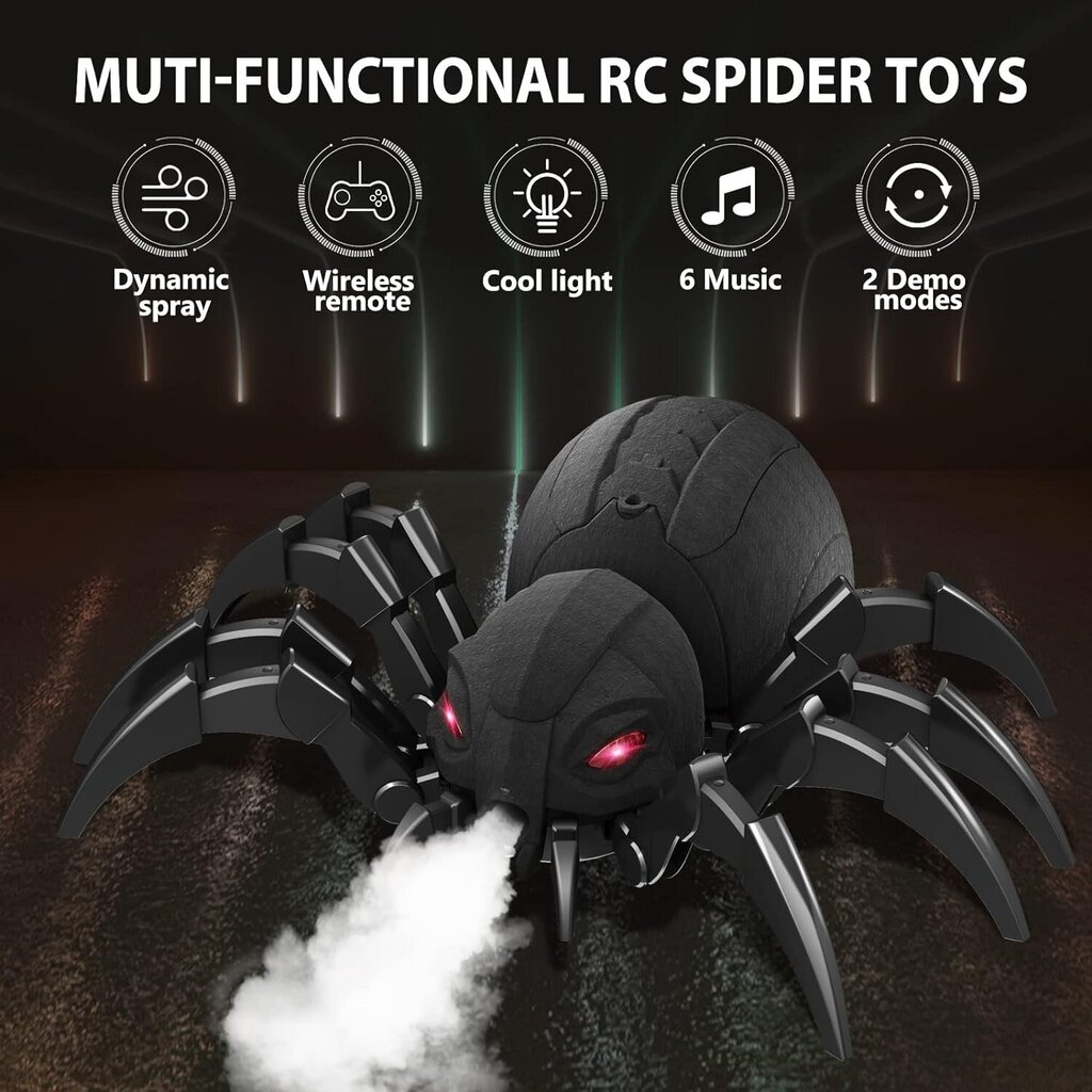 Interaktiivinen hämähäkki Spray Spider hinta ja tiedot | Poikien lelut | hobbyhall.fi