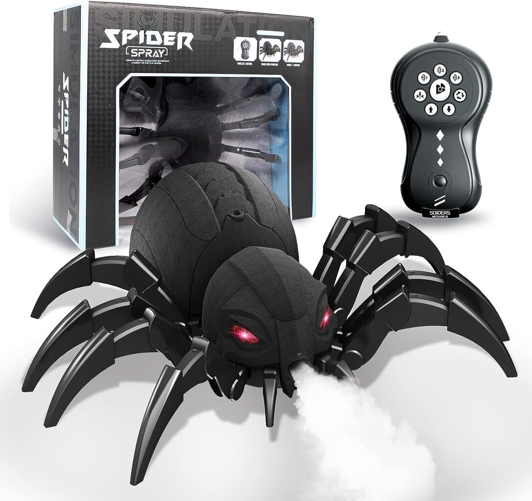 Interaktiivinen hämähäkki Spray Spider hinta ja tiedot | Poikien lelut | hobbyhall.fi