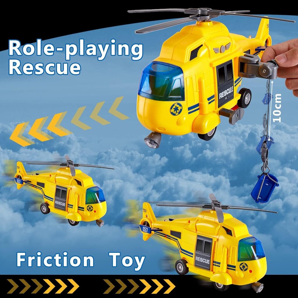 Lelulentokone Rescue hinta ja tiedot | Poikien lelut | hobbyhall.fi