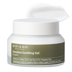 Rauhoittava kasvovoide Mary&May Sensitive Soothing Gel Cream, 70 g hinta ja tiedot | Kasvovoiteet | hobbyhall.fi