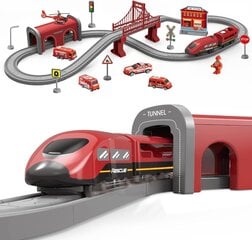 Lelurautatie Fire Rescue Train hinta ja tiedot | Poikien lelut | hobbyhall.fi