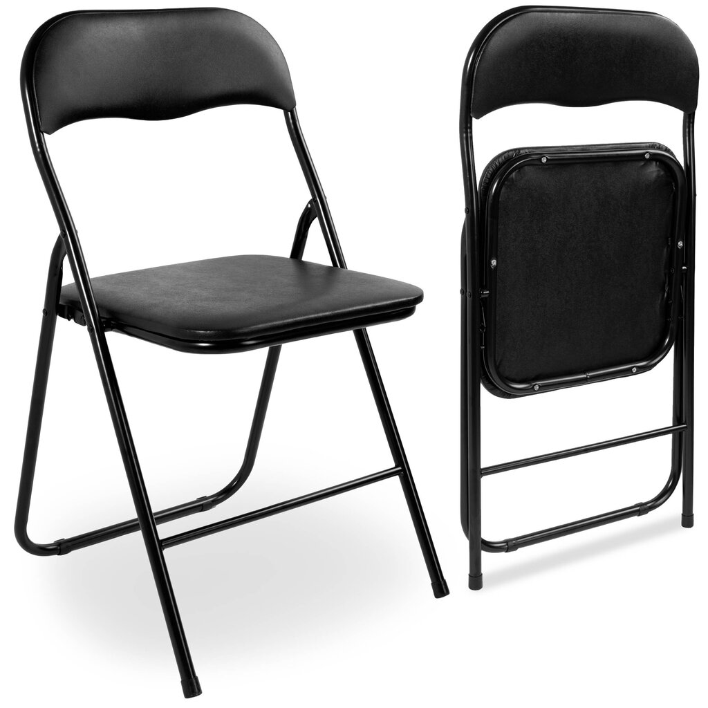 Kokoontaitettavat tuolit - Basico, 4 kpl, musta hinta ja tiedot | Puutarhatuolit | hobbyhall.fi