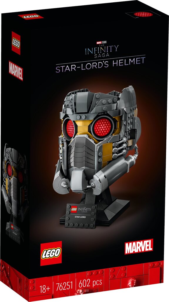 76251 LEGO® Marvel Star-Lordin kypärä hinta ja tiedot | LEGOT ja rakennuslelut | hobbyhall.fi