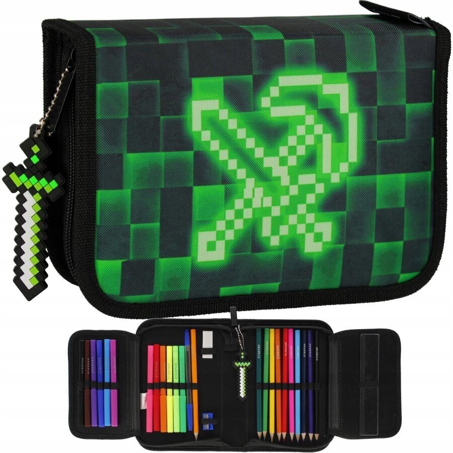 Reppu Starpak Pixel Pixel Green 533137 hinta ja tiedot | Koulureput ja -laukut | hobbyhall.fi