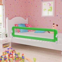 vidaXL Turvalaita sänkyyn polyesteri 180x42 cm vihreä hinta ja tiedot | Lasten turvallisuus | hobbyhall.fi