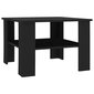 vidaXL Sohvapöytä musta 60x60x42 cm lastulevy hinta ja tiedot | Sohvapöydät | hobbyhall.fi