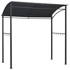 vidaXL BBQ-huvimaja 215x150x220 cm antrasiitti teräs hinta ja tiedot | Puutarhapaviljongit | hobbyhall.fi