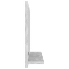 vidaXL Kylpyhuonepeili betoninharmaa 40x10,5x37 cm lastulevy hinta ja tiedot | Kylpyhuonepeilit | hobbyhall.fi