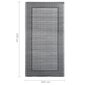 vidaXL Ulkomatto harmaa 160x230 cm PP hinta ja tiedot | Isot matot | hobbyhall.fi