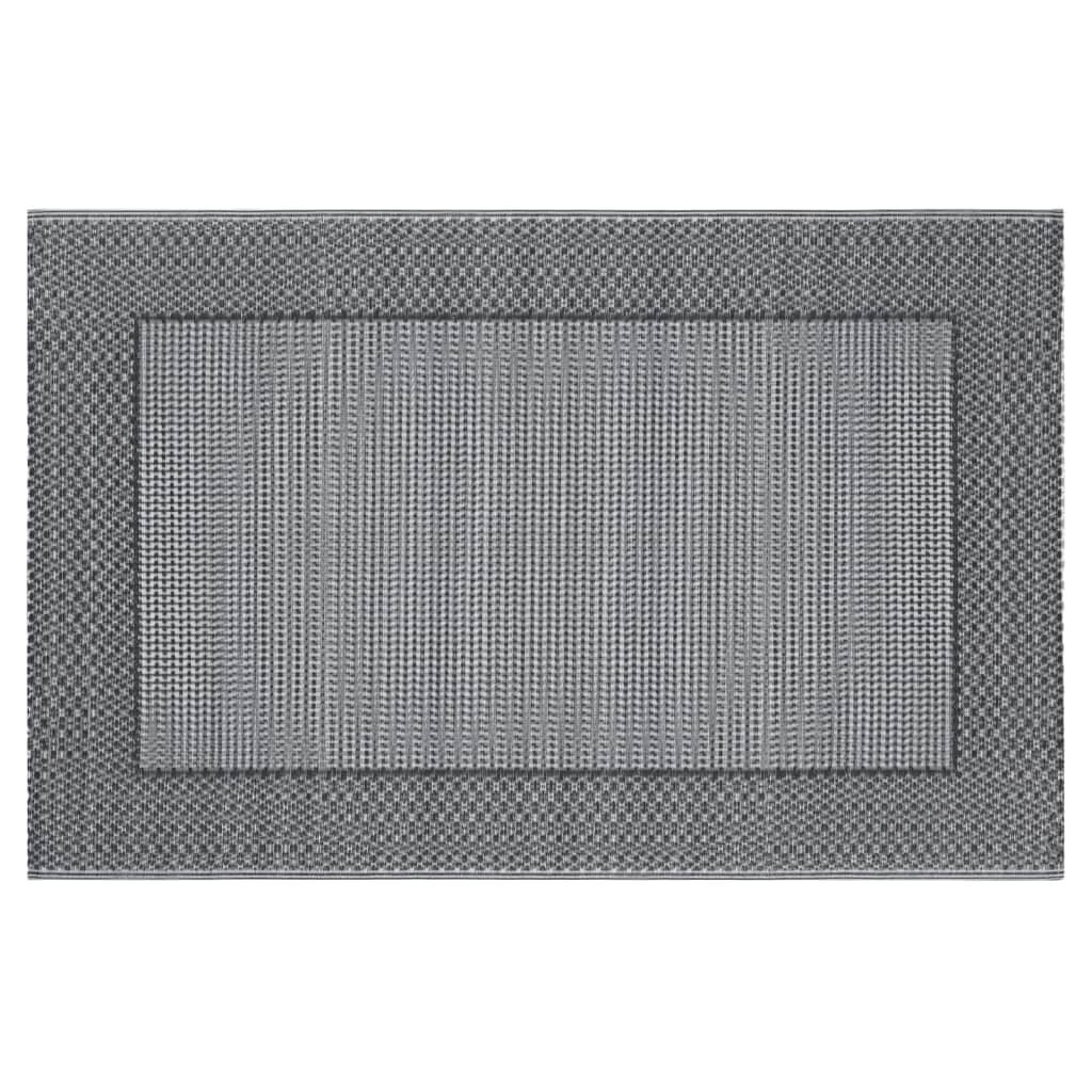 vidaXL Ulkomatto harmaa 190x290 cm PP hinta ja tiedot | Isot matot | hobbyhall.fi