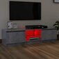 vidaXL TV-taso LED-valoilla betoninharmaa 140x40x35,5 cm hinta ja tiedot | TV-tasot | hobbyhall.fi