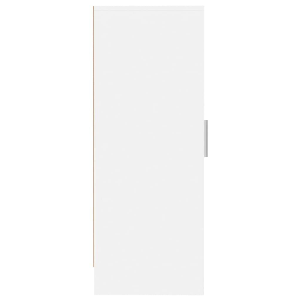 vidaXL Kenkäkaappi valkoinen 32x35x92 cm lastulevy hinta ja tiedot | Kenkäkaapit ja -hyllyt | hobbyhall.fi