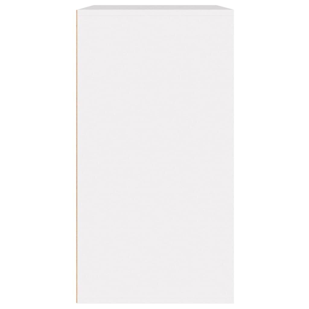 vidaXL Kosmetiikkakaappi valkoinen 80x40x75 cm tekninen puu hinta ja tiedot | Olohuoneen kaapit ja lipastot | hobbyhall.fi