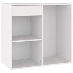 vidaXL Kosmetiikkakaappi valkoinen 80x40x75 cm tekninen puu hinta ja tiedot | Olohuoneen kaapit ja lipastot | hobbyhall.fi