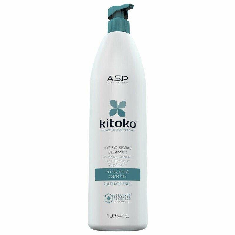 Shampoo Kitoko, Hydro Revive Cleanser, 1000 ml hinta ja tiedot | Shampoot | hobbyhall.fi