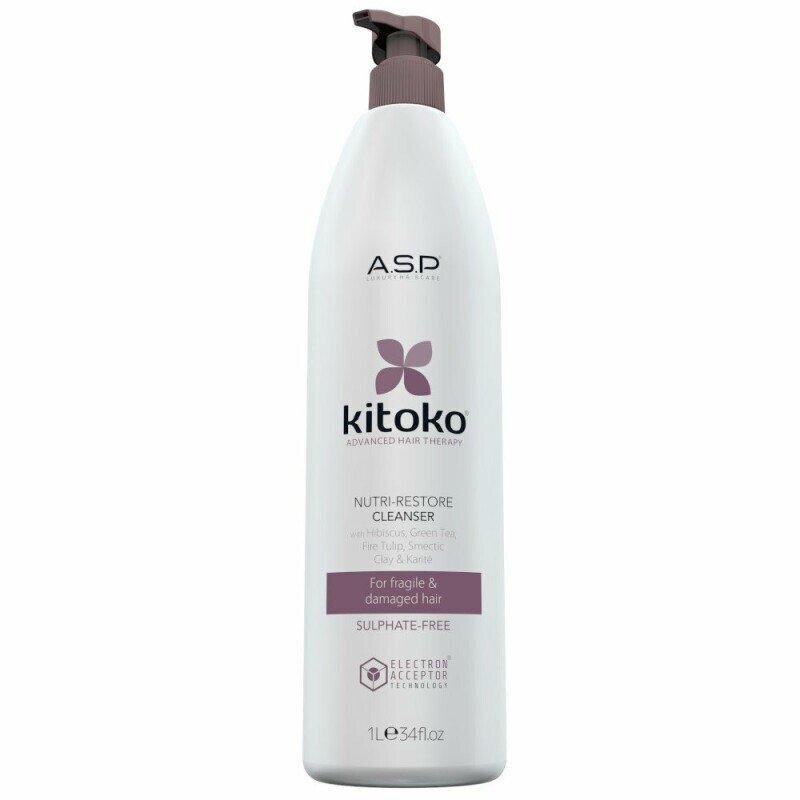 Shampoo Kitoko, Nutri Restore Cleanser, 1000 ml hinta ja tiedot | Shampoot | hobbyhall.fi