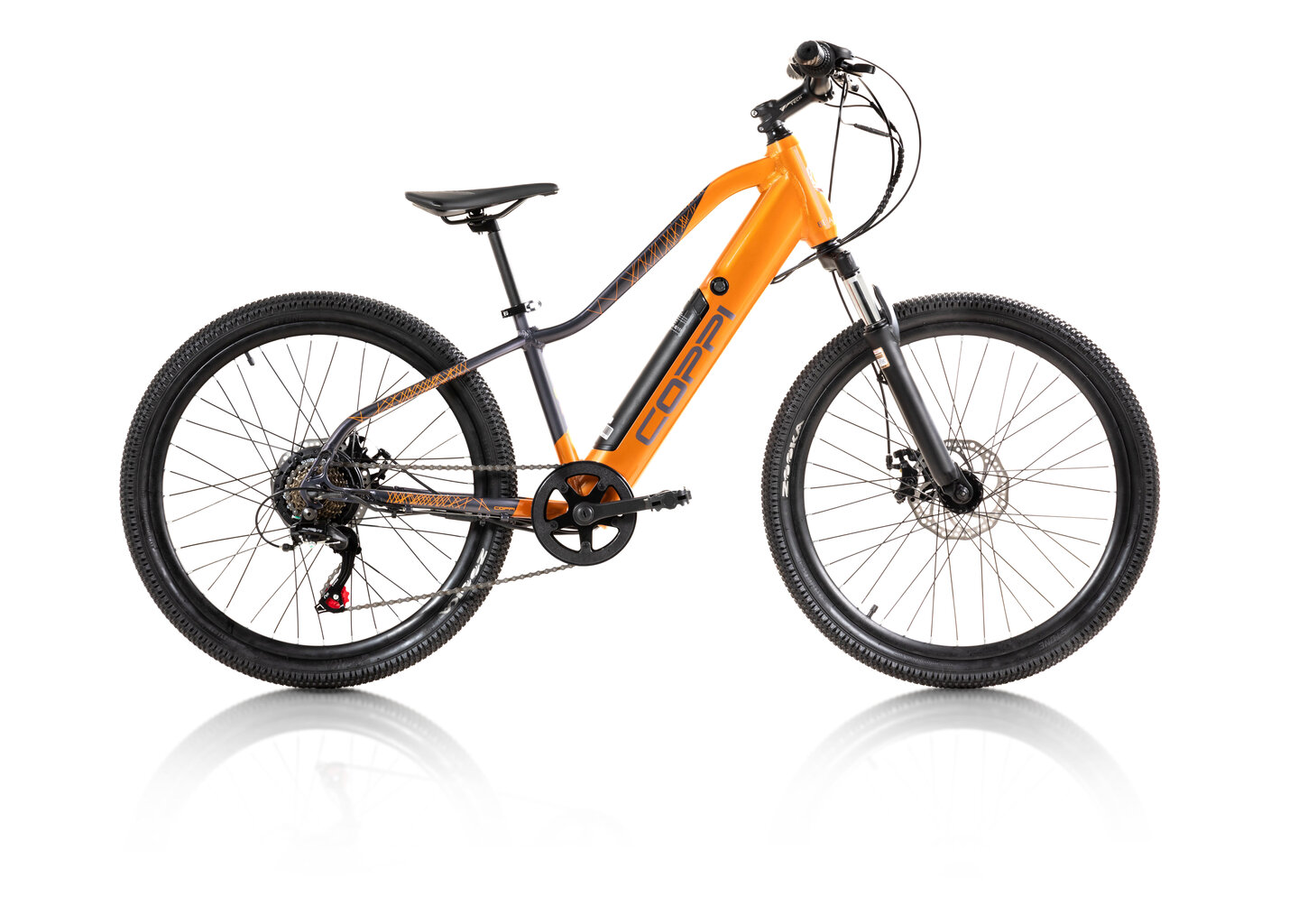 Elektrinis dviratis Goblin Mtb Alloy 24", oranžinė hinta ja tiedot | Sähköpyörät | hobbyhall.fi