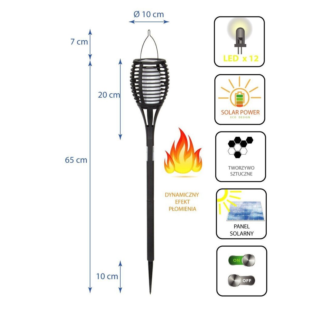 Ulkovalaisin, flame effect hinta ja tiedot | Puutarha- ja ulkovalot | hobbyhall.fi