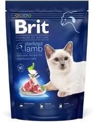 Brit Dry Premium steriloiduille kissoille lampaanlihalla, 300 g hinta ja tiedot | Kissan kuivaruoka | hobbyhall.fi