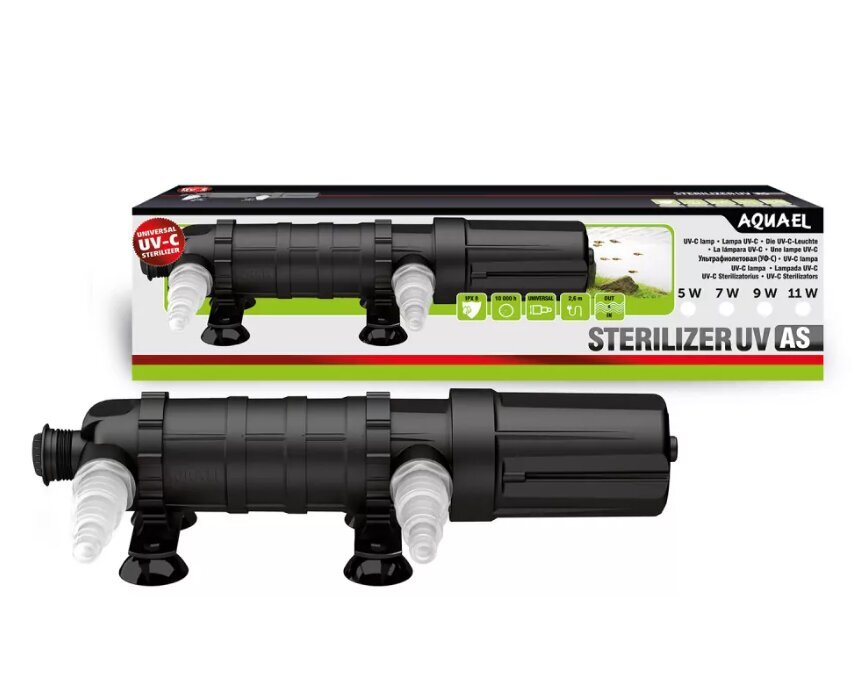 Sterilointilaite Aquael UV AS 2.0, 9 W hinta ja tiedot | Akvaariotarvikkeet | hobbyhall.fi