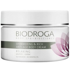 Vartalovoide BIODROGA Body Spa Relaxing Shimmering & Rich Anti Age Body Cream, 200ml hinta ja tiedot | Vartalovoiteet ja -emulsiot | hobbyhall.fi