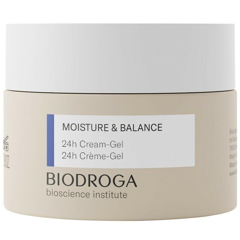 Kosteuttava ja rauhoittava voide-geeli BIODROGA Moisture & Balance 24h, 50ml hinta ja tiedot | Kasvovoiteet | hobbyhall.fi