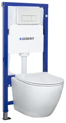 Piilotettu wc-säiliösarja Delta valkoinen 5907548118202 hinta ja tiedot | WC-istuimen lisätarvikkeet | hobbyhall.fi