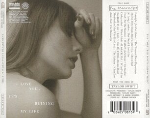 CD Taylor Swift The Tortured Poets Department hinta ja tiedot | Vinyylilevyt, CD-levyt, DVD-levyt | hobbyhall.fi