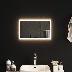 vidaXL Kylpyhuoneen LED-peili 50x30 cm hinta ja tiedot | Peilit | hobbyhall.fi