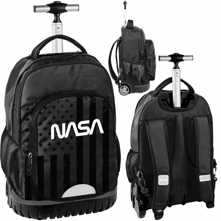 Koulureppu pyörillä Paso NASA BU23NA-1231, 49x33x20 cm hinta ja tiedot | Koulureput ja -laukut | hobbyhall.fi