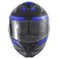 Moto-kypärä VITO PRESTO GLOSSY BLUE Musta hinta ja tiedot | Moottoripyöräkypärät | hobbyhall.fi