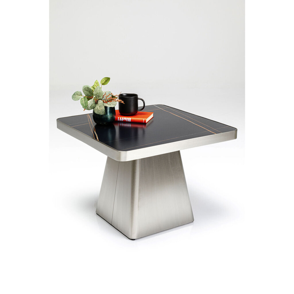 Sivupöytä, Miler, Hopea 60x60cm hinta ja tiedot | Sohvapöydät | hobbyhall.fi