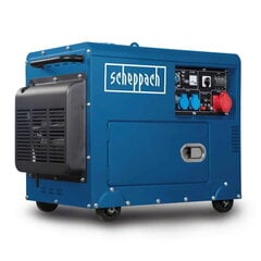 Dieselgeneraattori 400 v Scheppach hinta ja tiedot | Aggregaatit | hobbyhall.fi