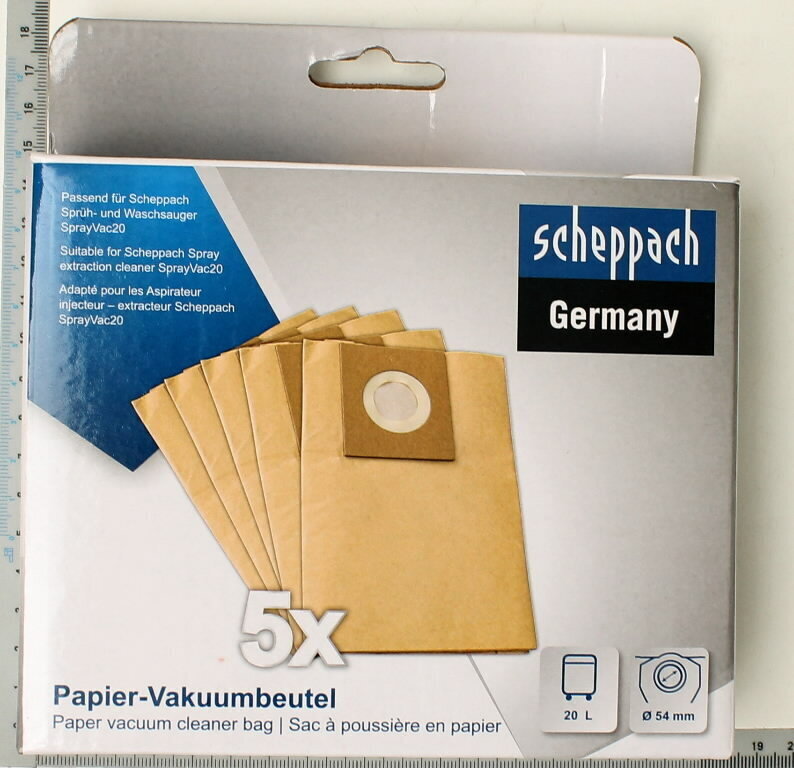 Paperinen pölynimuripussi Scheppach hinta ja tiedot | Teolliset pölynimurit | hobbyhall.fi