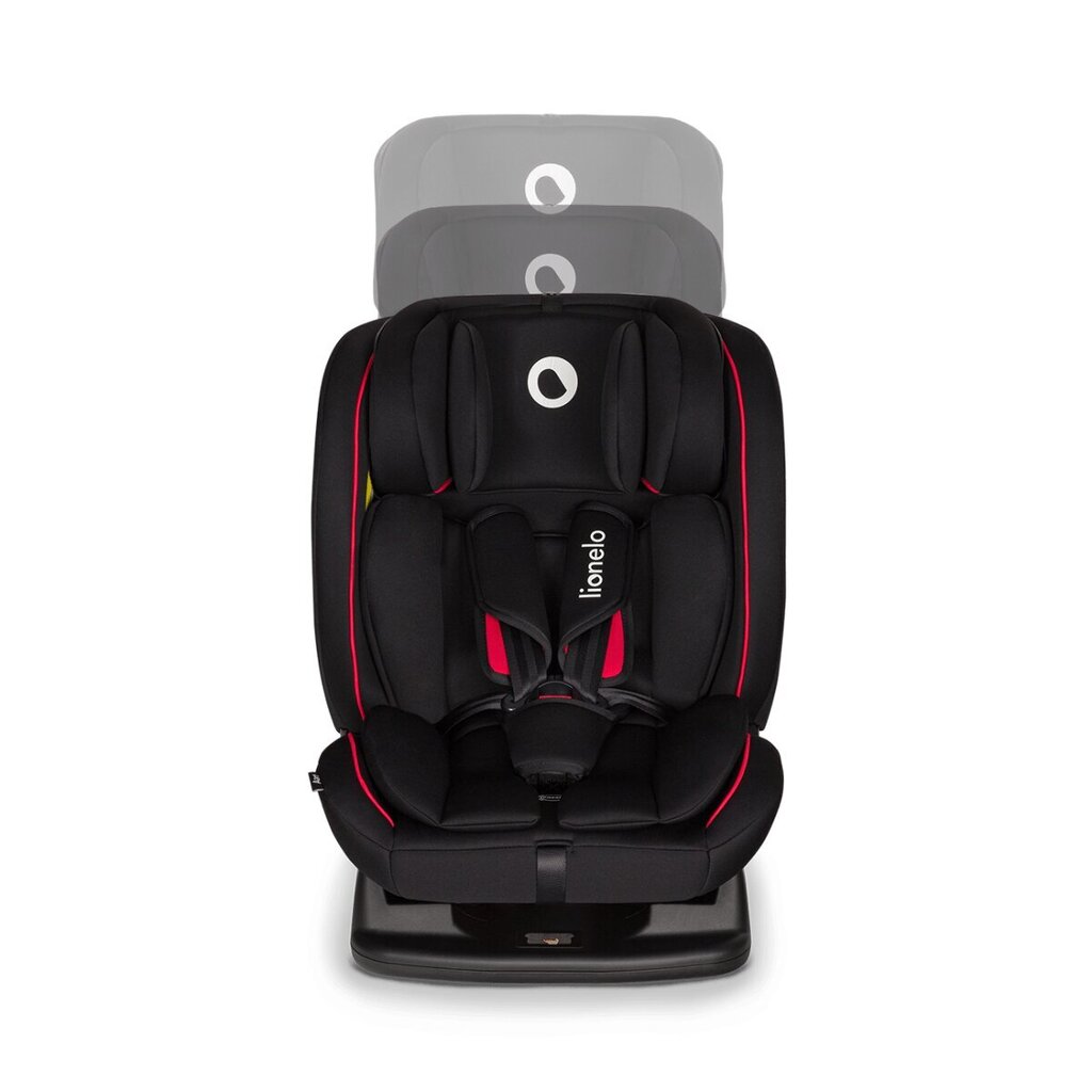 Turvaistuin Lionelo Aart I-size, 0 -36 kg, Black Carbon Red hinta ja tiedot | Turvaistuimet | hobbyhall.fi