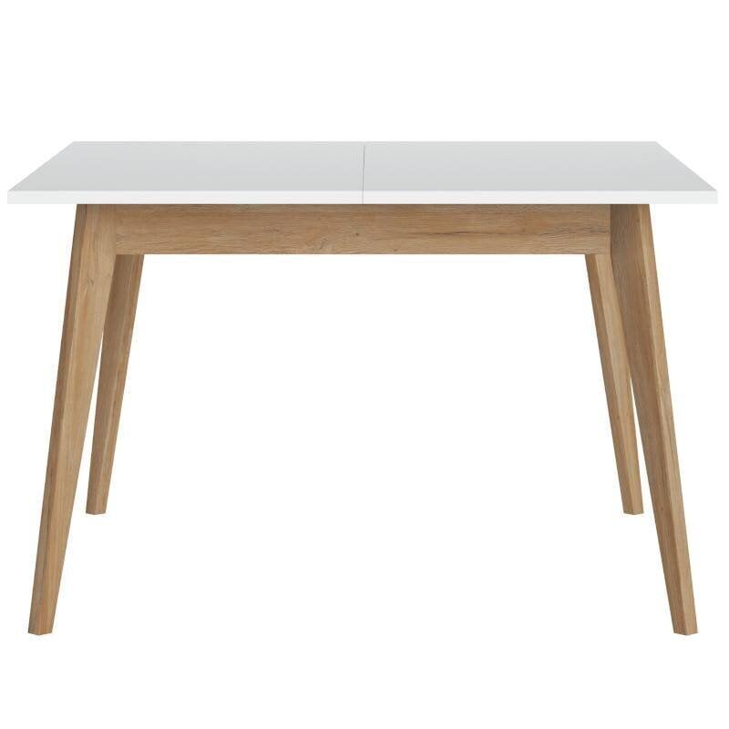 Pöytä Aatrium, valkoinen/ruskea hinta ja tiedot | Ruokapöydät | hobbyhall.fi