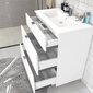 Kylpyhuoneen kaappi Aatrium Marbella, 80x91x46 cm, valkoinen hinta ja tiedot | Kylpyhuonekaapit | hobbyhall.fi