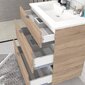 Kylpyhuoneen kaappi Aatrium Marbella, 80x91x46 cm, ruskea hinta ja tiedot | Kylpyhuonekaapit | hobbyhall.fi